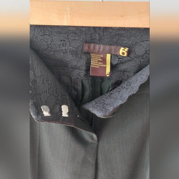 Black pant with stripes for women - Picture 4 of 4